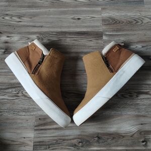 Keds Cooper Zip Boot Casual Sneakers Tan Women’s Size 10